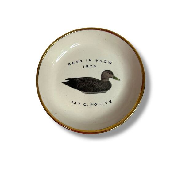 US National Decoy Show 1977 Small Dish 4.25 Inch Series 2 - Picture 1 of 5